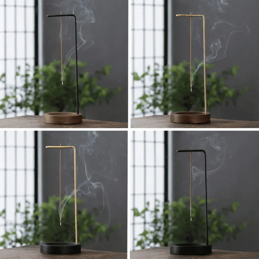 Räucherstäbchenhalter Zen Holz 25 cm für Wohnzimmer und Deko
