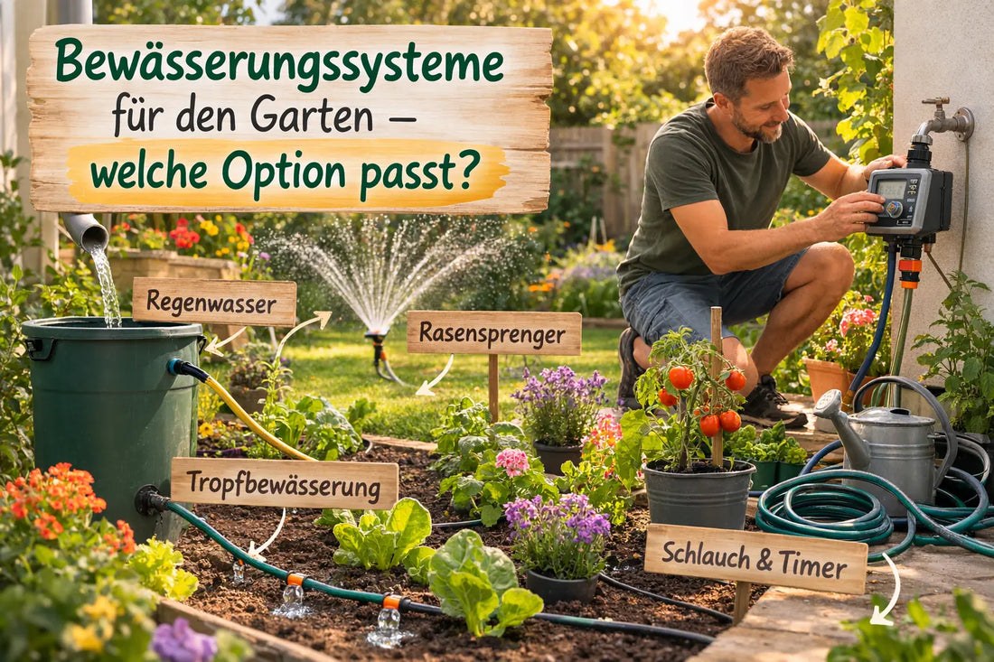 Bewässerungssysteme für den Garten – welche Option passt