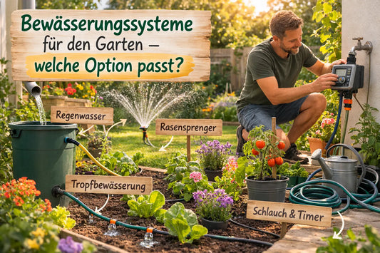 Bewässerungssysteme für den Garten – welche Option passt