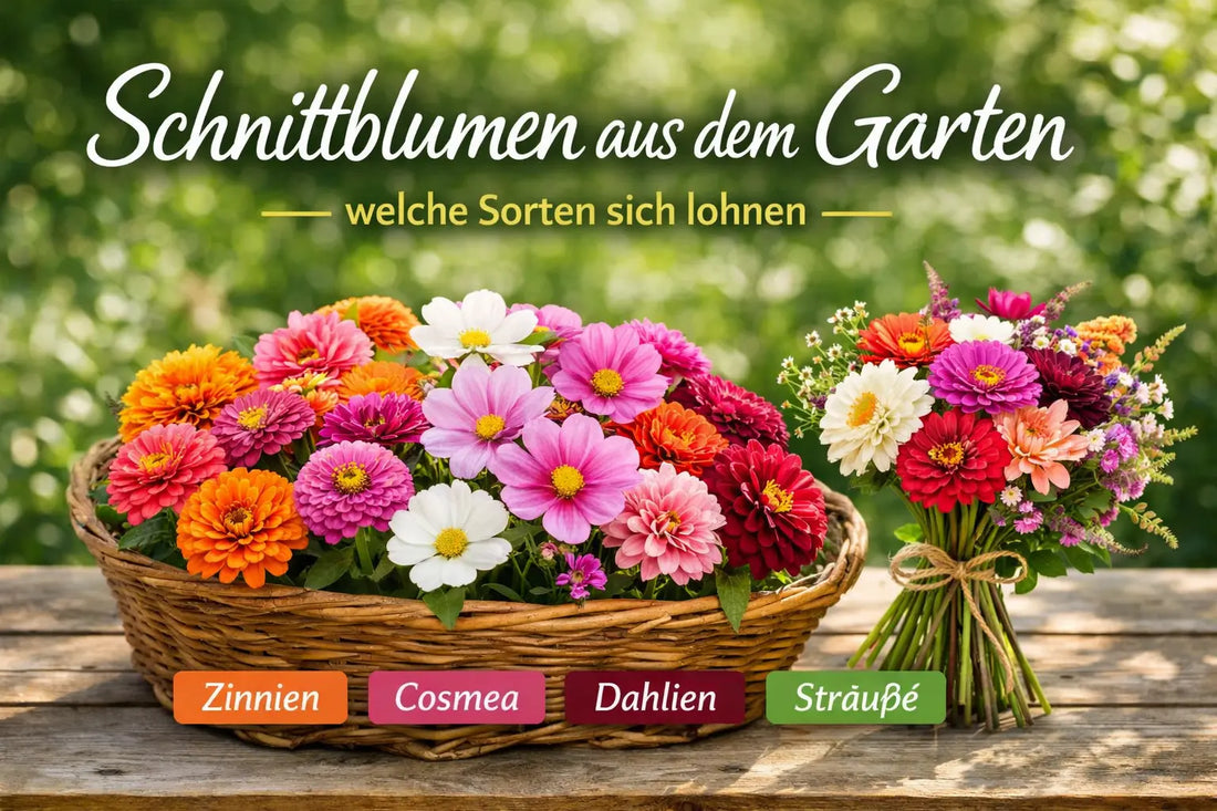 Schnittblumen aus dem Garten – Zinnien, Cosmea und Dahlien für langlebige, frische Blumensträuße