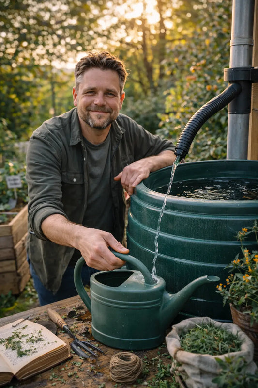 Regenwasser sammeln und im Garten nutzen – so geht's
