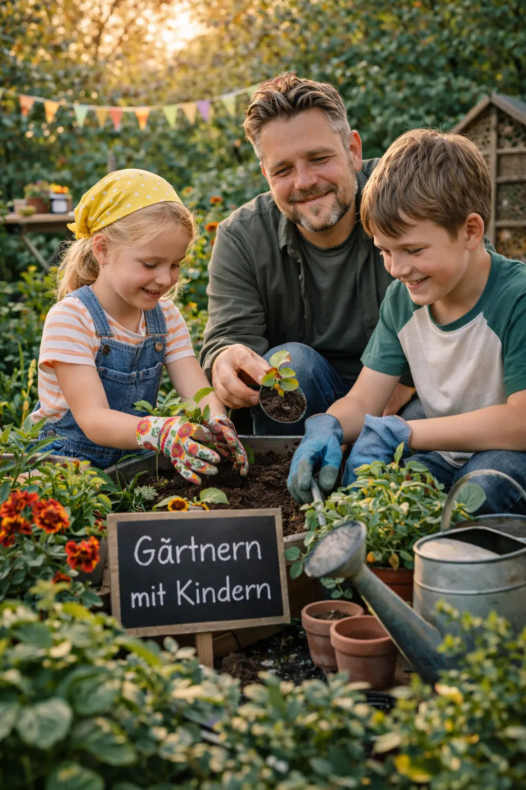 Gartenarbeit mit Kindern – einfache Ideen zum Mitmachen