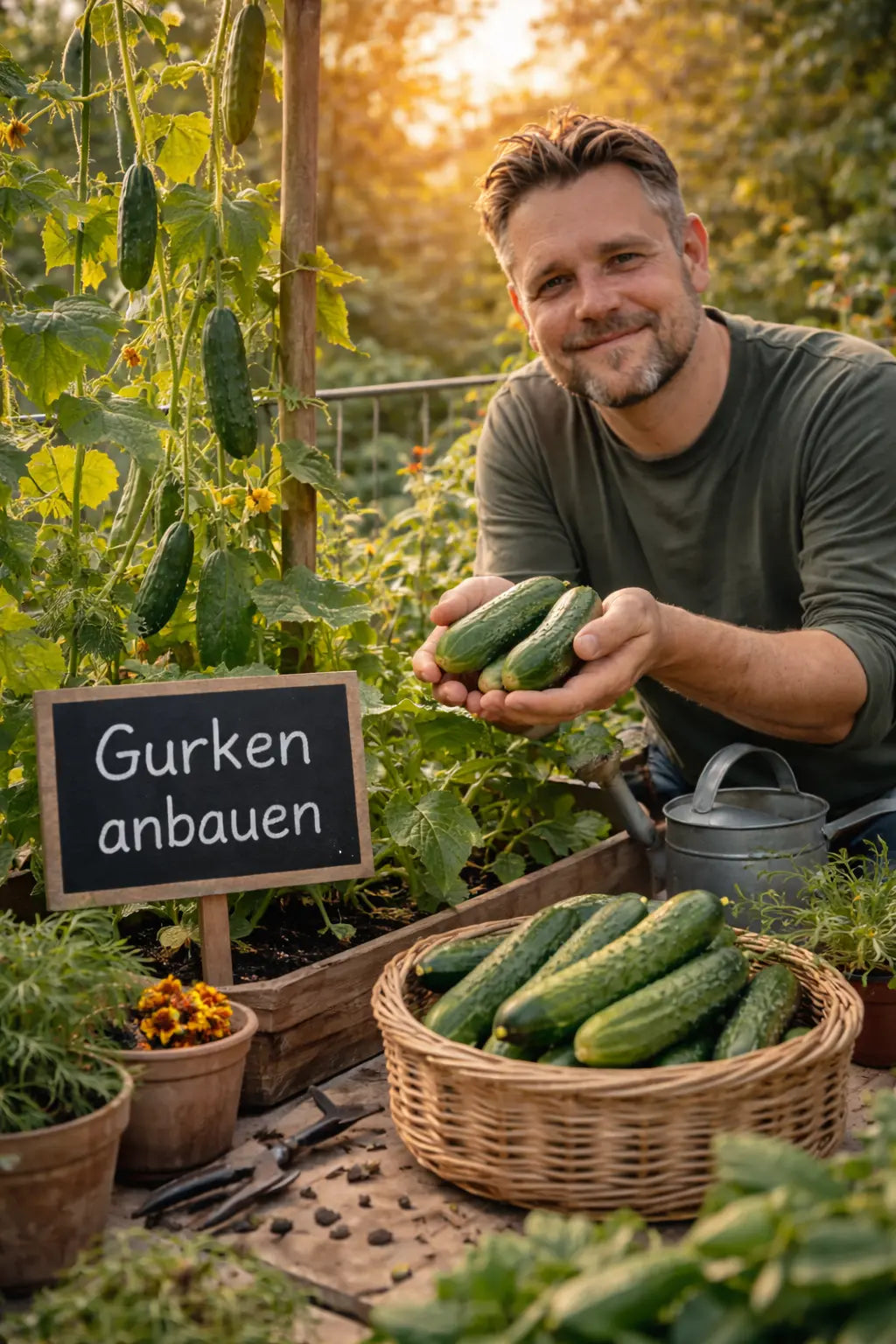 Gurken anbauen – Tipps für Balkon und Garten