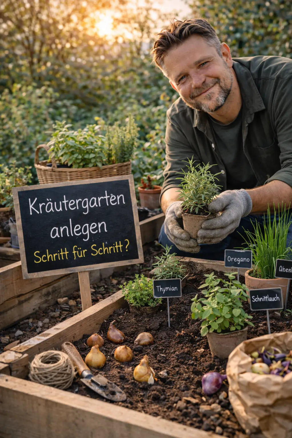 Kräutergarten anlegen – Schritt für Schritt