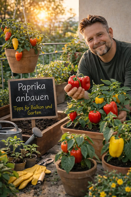 Paprika anbauen – Tipps für Balkon und Garten