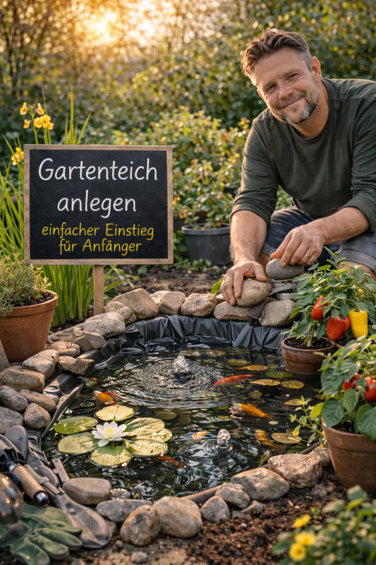 Gartenteich anlegen – einfacher Einstieg für Anfänger