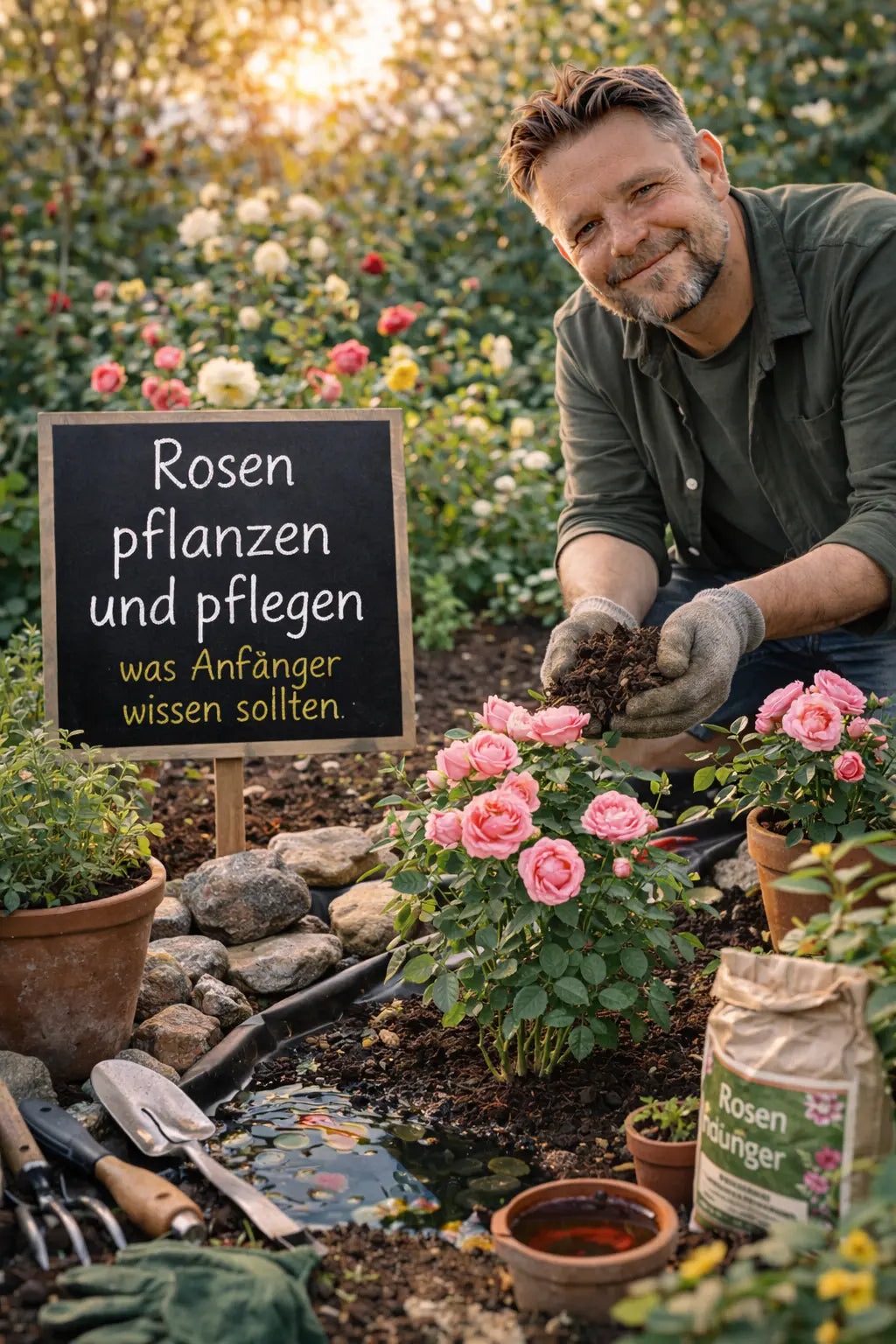 Rosen pflanzen und pflegen – was Anfänger wissen sollten