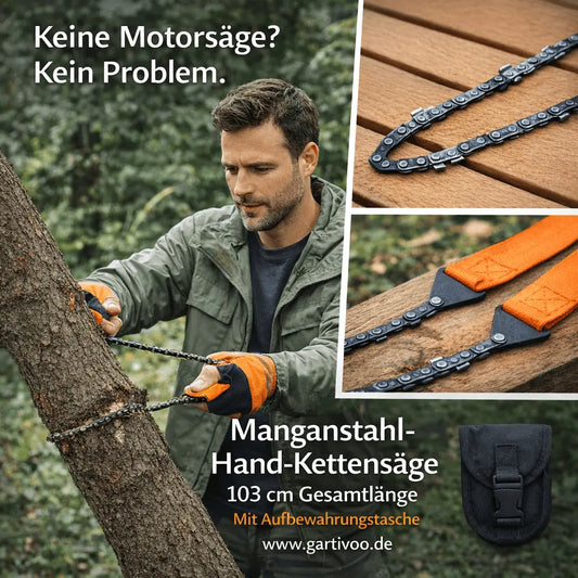 Handkettensäge für Garten und Outdoor zum Sägen von Ästen