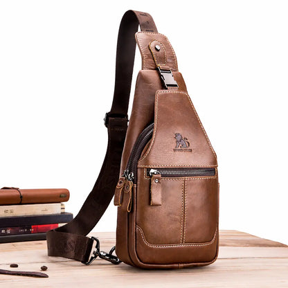 Herren Sling Bag Leder – UrbanHide