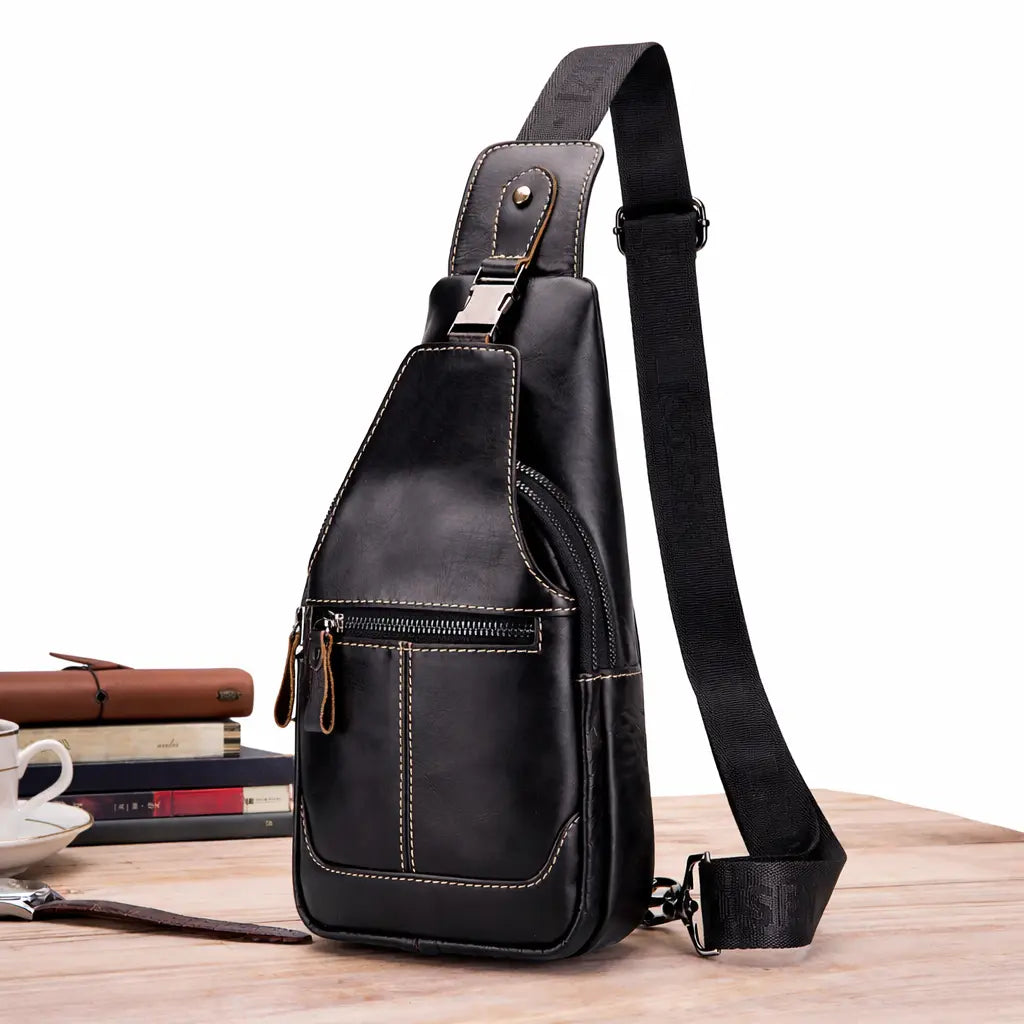 Herren Sling Bag Leder – UrbanHide