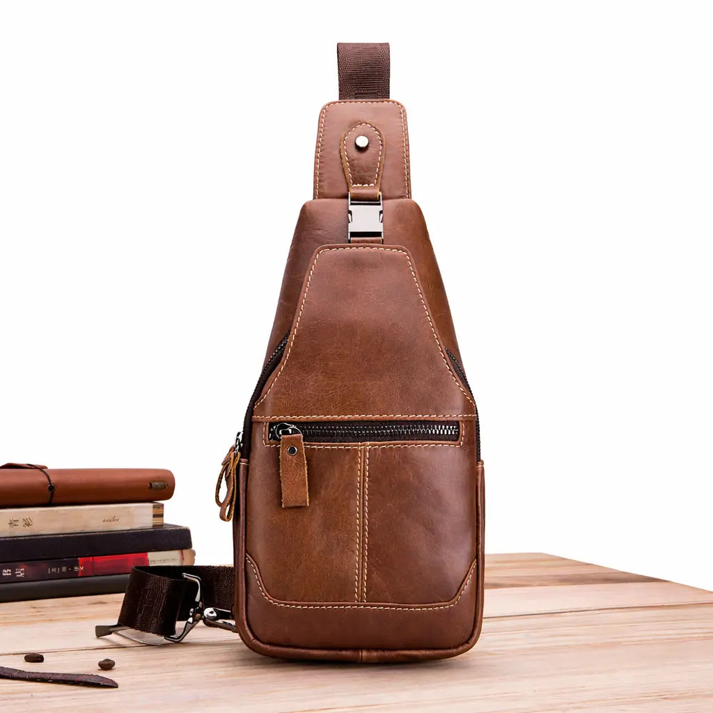 Herren Sling Bag Leder – UrbanHide