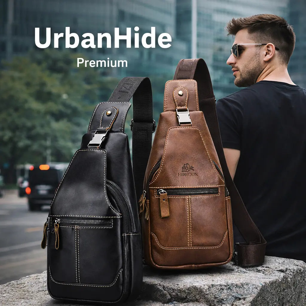 Herren Sling Bag Leder – UrbanHide