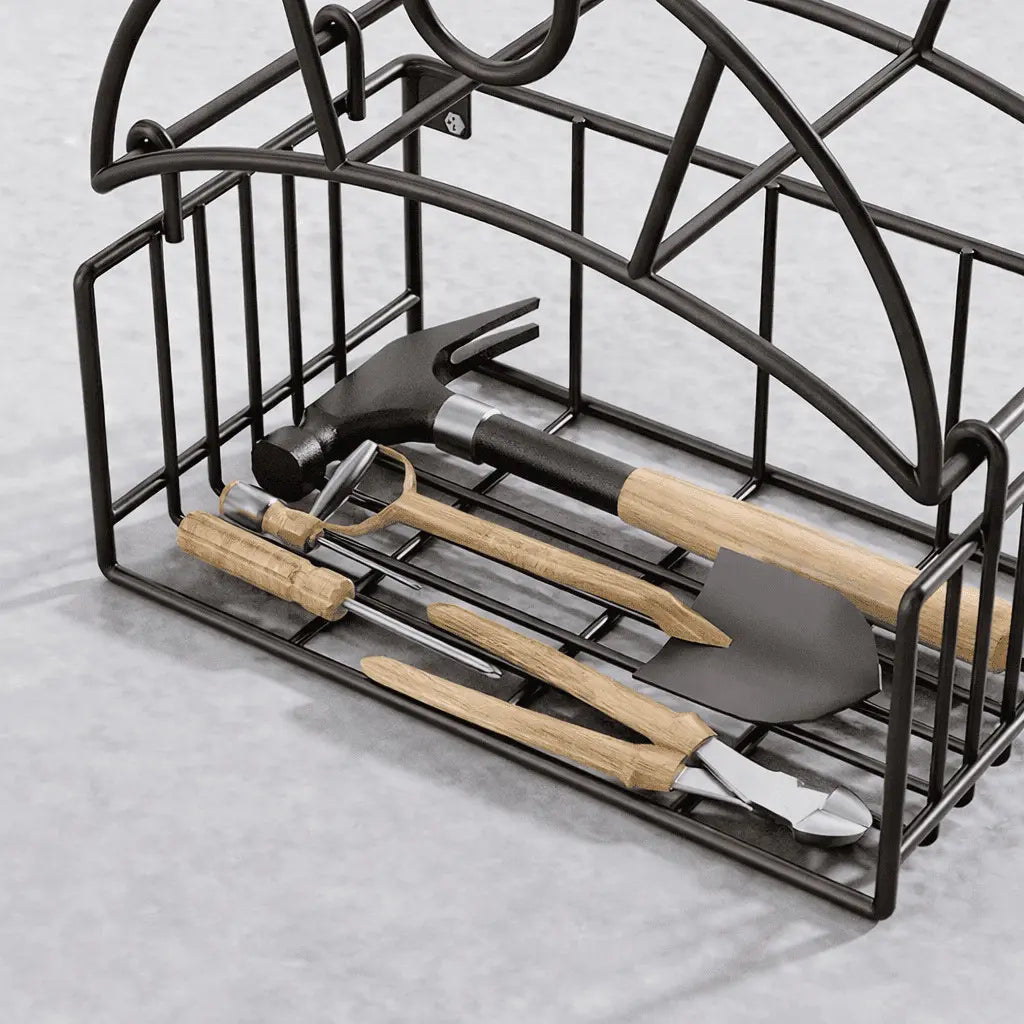 Gartenschlauch Wandhalter Set 2-teilig für Balkon und Garten