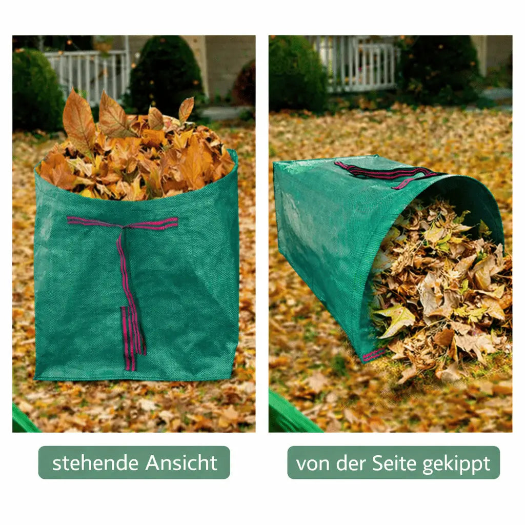 Garten Laubsack 200 Liter mit Schaufelform für schnelles Befüllen