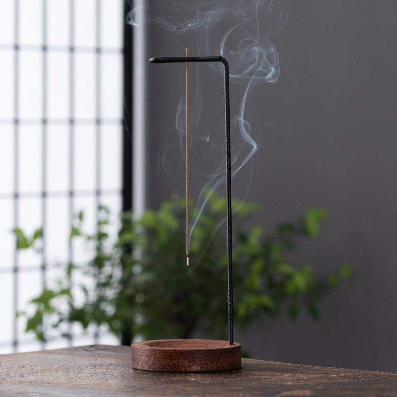 Räucherstäbchenhalter Zen Holz 25 cm für Wohnzimmer und Deko