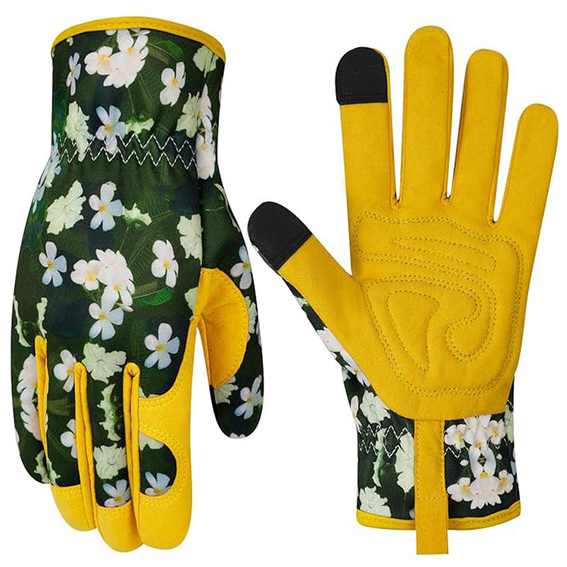 Gartenhandschuhe Touchscreen-fähig stichfest für Gartenarbeit und Rosen