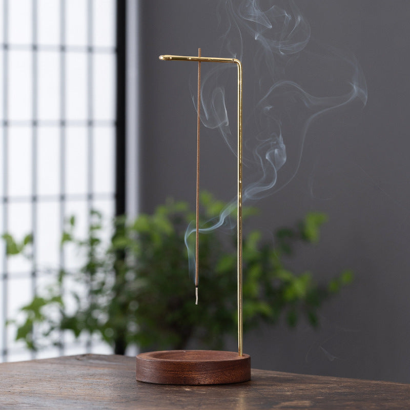 Räucherstäbchenhalter Zen Holz 25 cm für Wohnzimmer und Deko