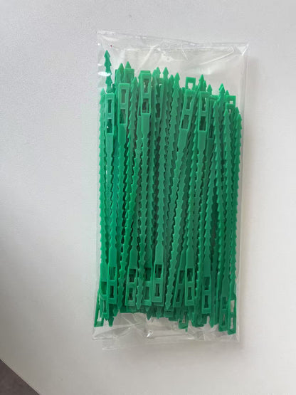 Wiederverwendbare Pflanzenbinder 13 cm für Tomaten und Stauden
