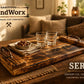 Servierbrett Palettenholz rustikal – Serva