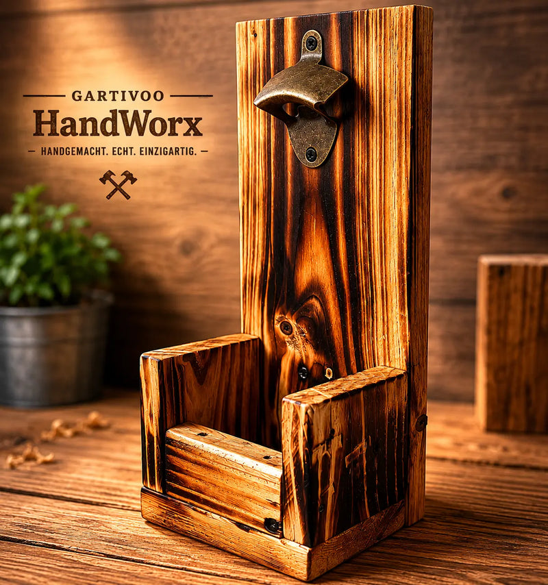 Wandflaschenöffner Palettenholz – WoodCap