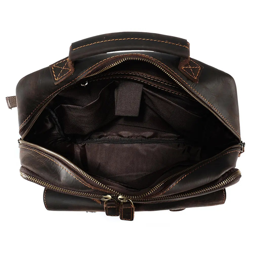 Leder Rucksack Vintage 15 Zoll – Finrok